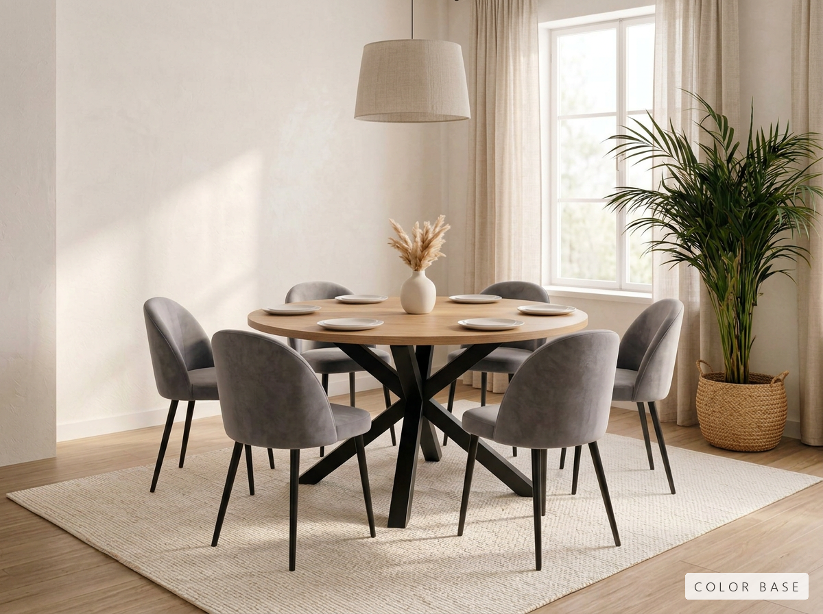 Mesa Frankfurt - natural-negra