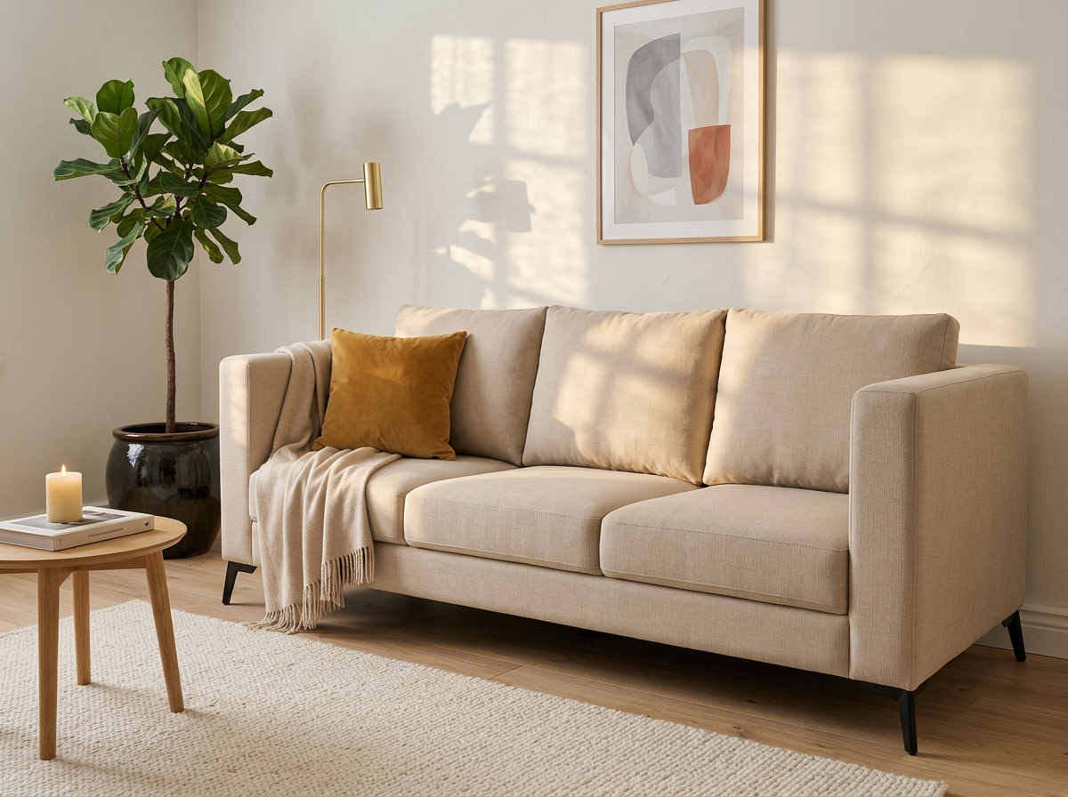 Sofa Johanna 3 plazas - beige