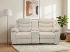 Sofá Comfy Reclinable Doble - Crema