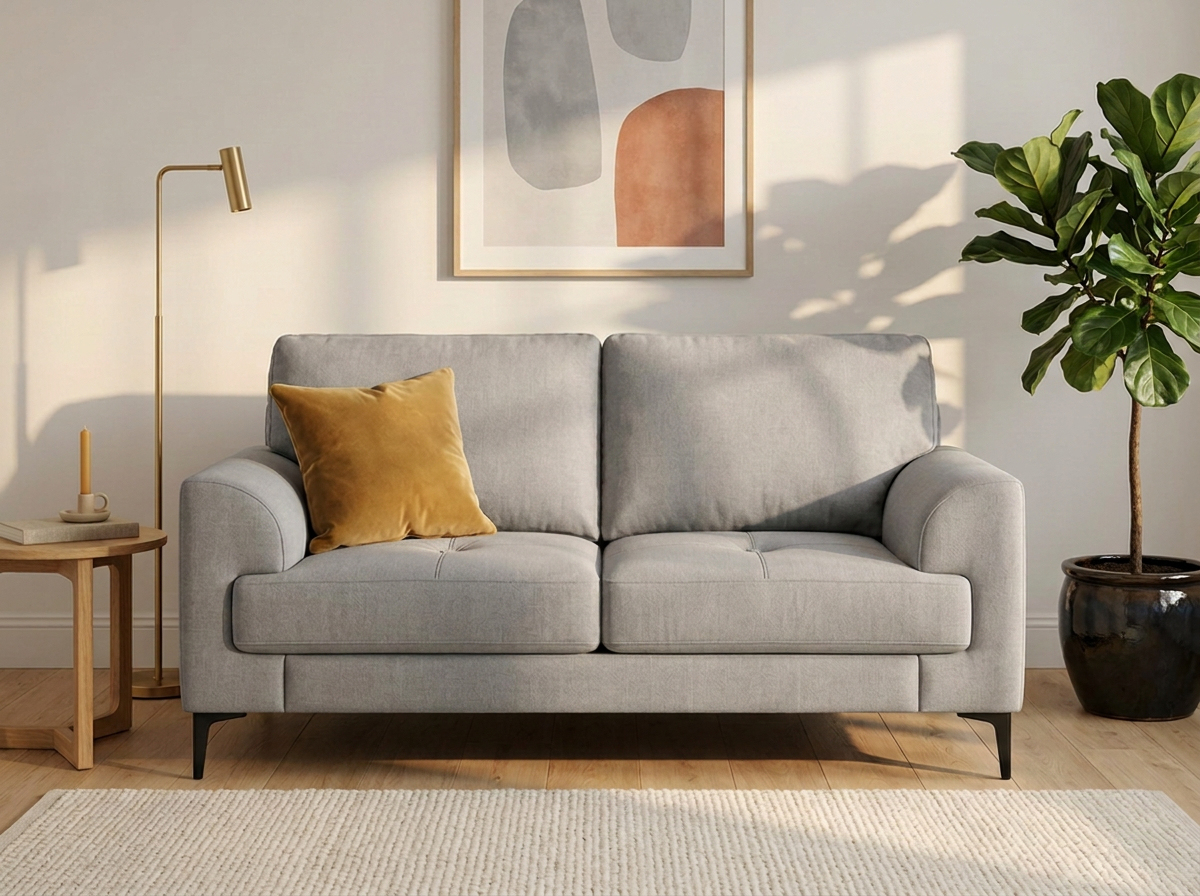 Sofa Luciano 2 plazas - gris
