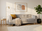 Sofa Monaco 3 plazas - gris