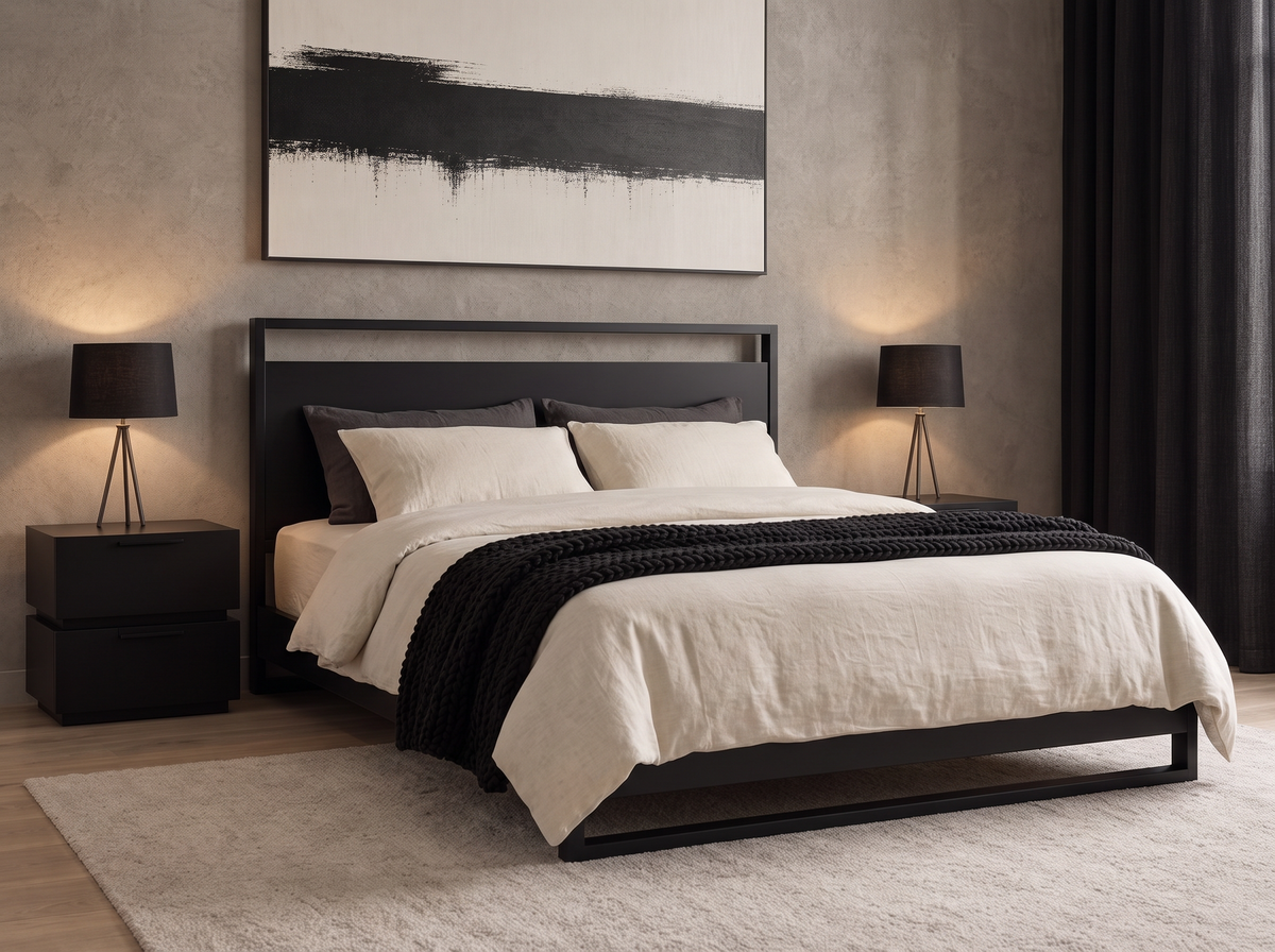Cama Ibiza - negro