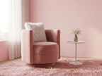 Butaca Zoé giratoria - rosa
