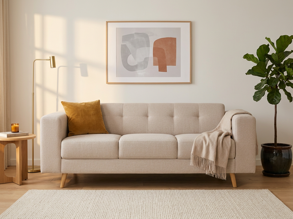 Sofa Monaco 3 plazas - beige
