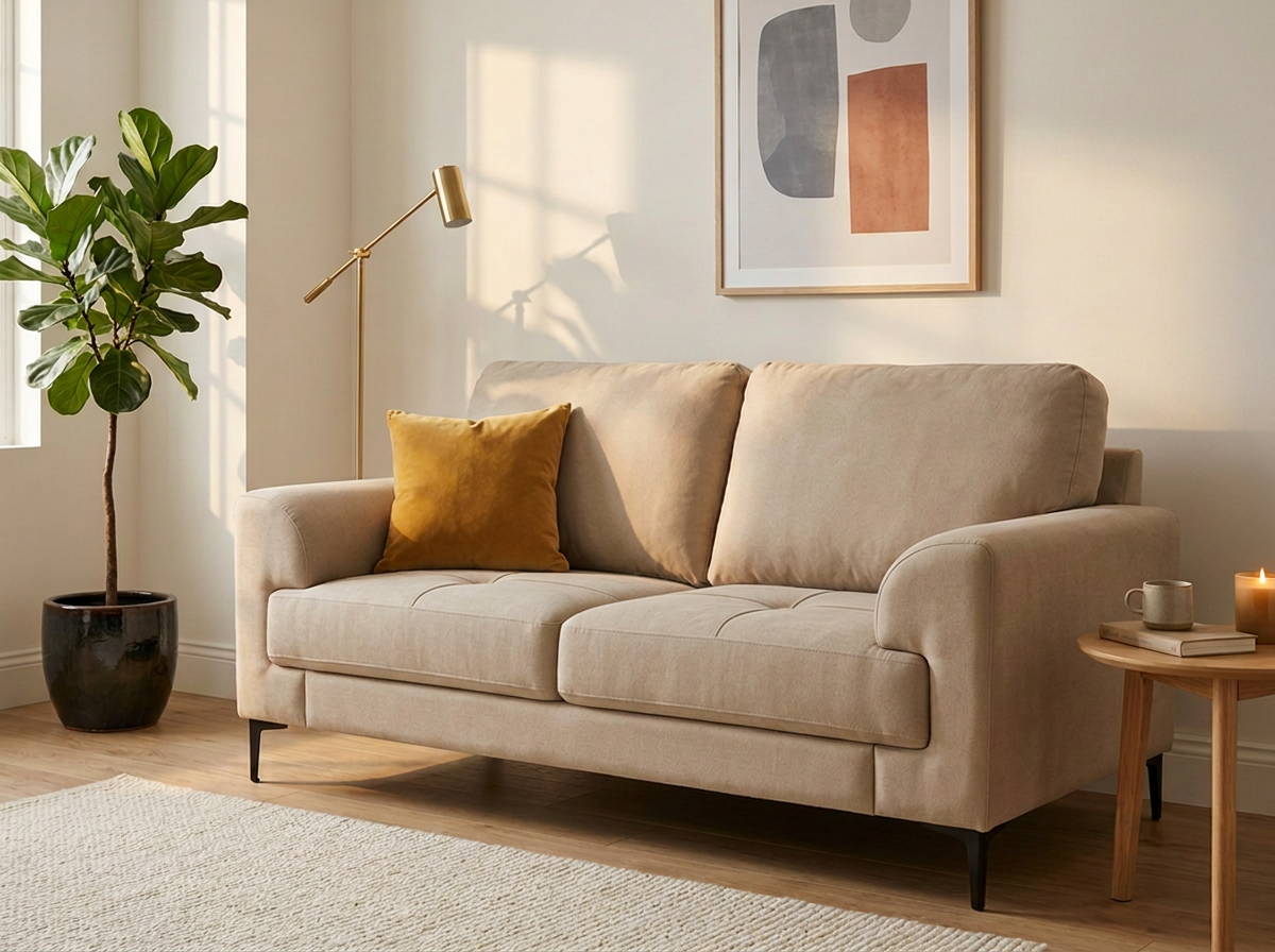Sofa Luciano 2 plazas - beige