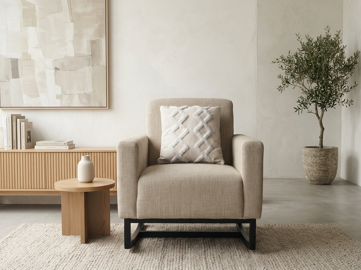Butaca Catalina Mecedora - beige