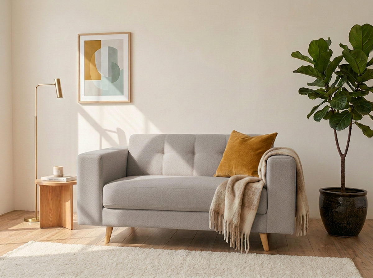 Sofa Monaco 2 plazas - gris