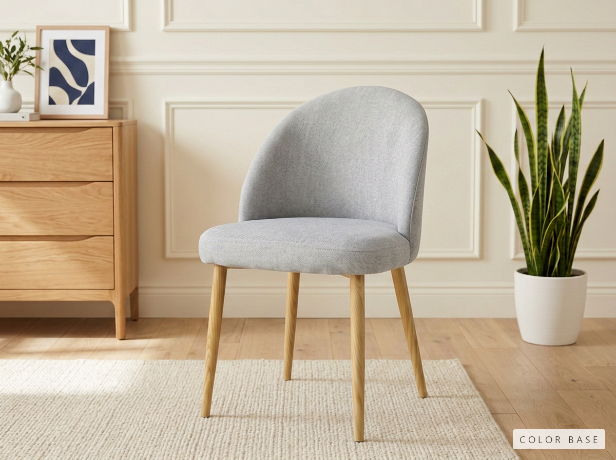 Silla Luna Importada - gris-claro