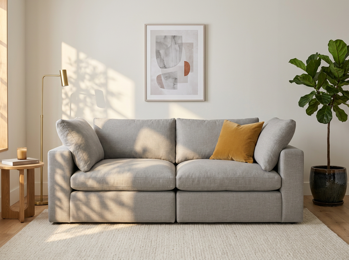 Sofa Nube 2 Plazas - gris