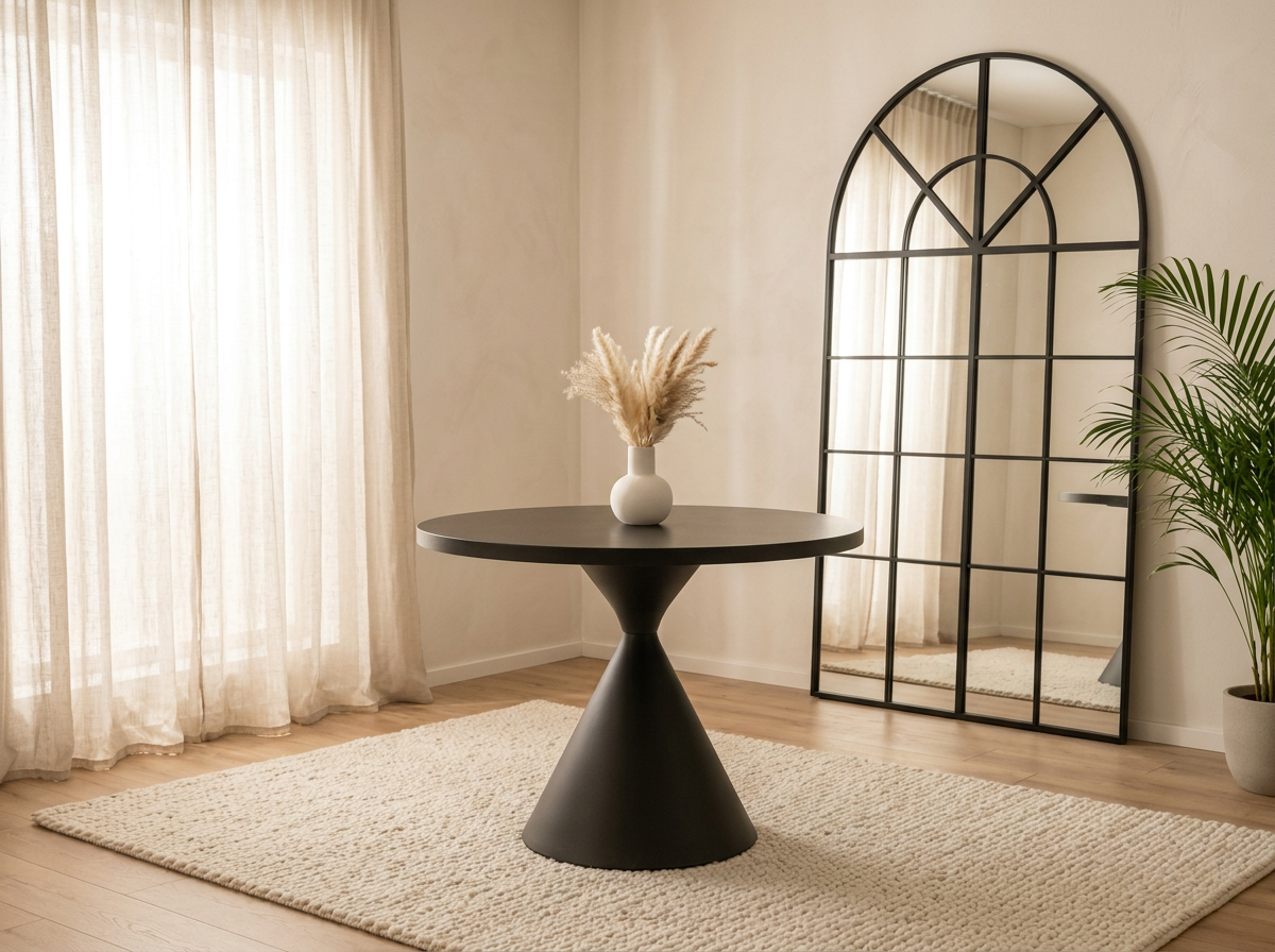 Mesa Elegance Importada - Toda en negro