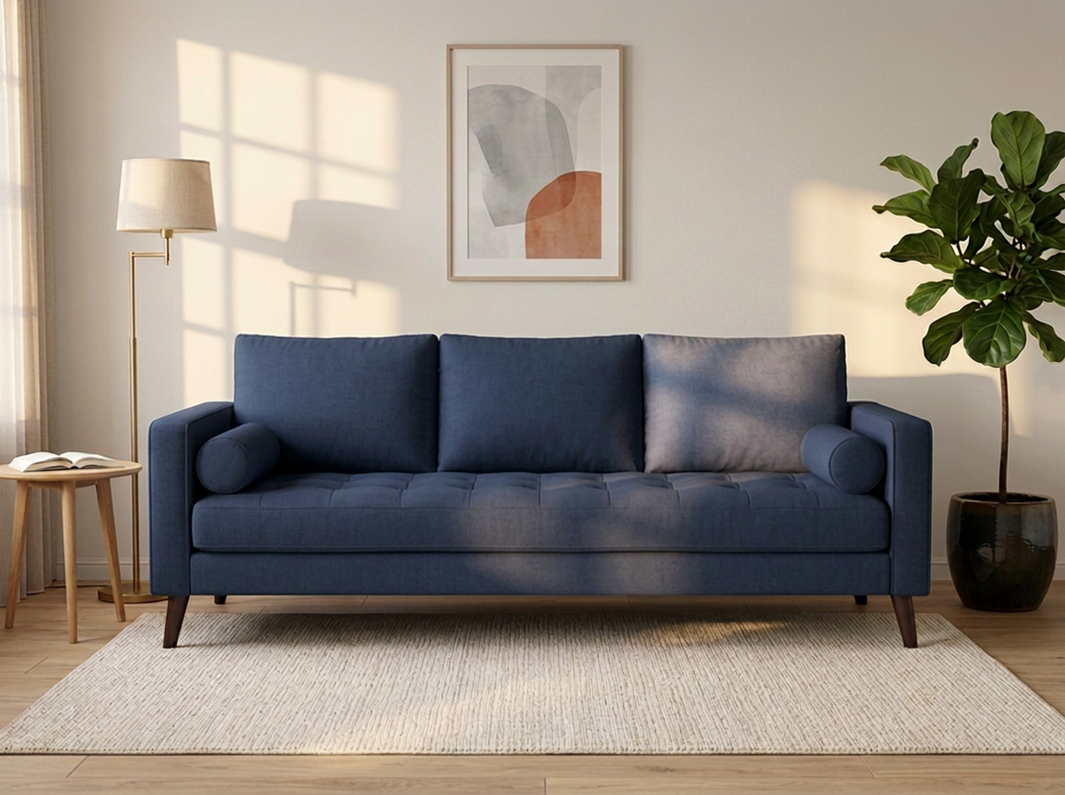 Sofa EMI 3 plazas - azul