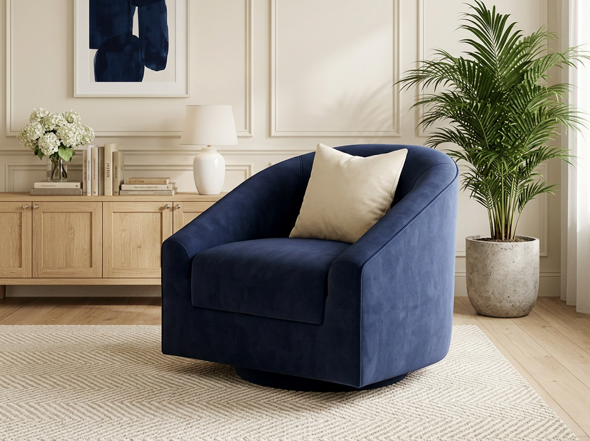 Butaca Studio Giratoria 360 - azul