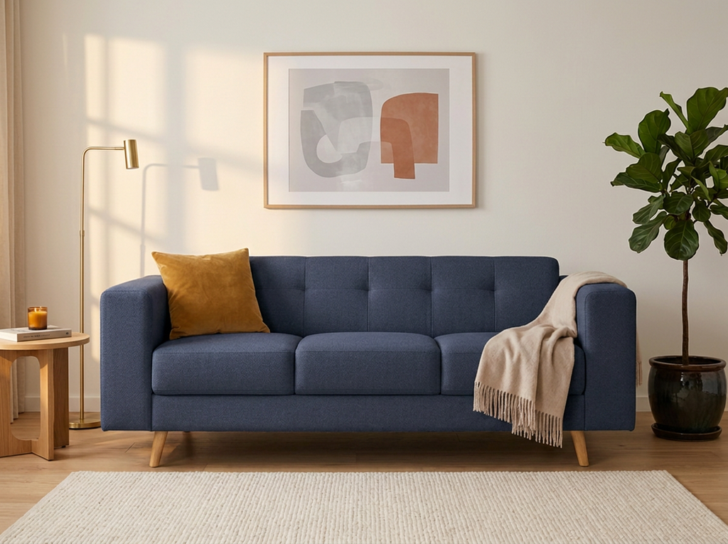 Sofa Monaco 3 plazas - azul