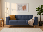 Sofa Monaco 3 plazas - azul