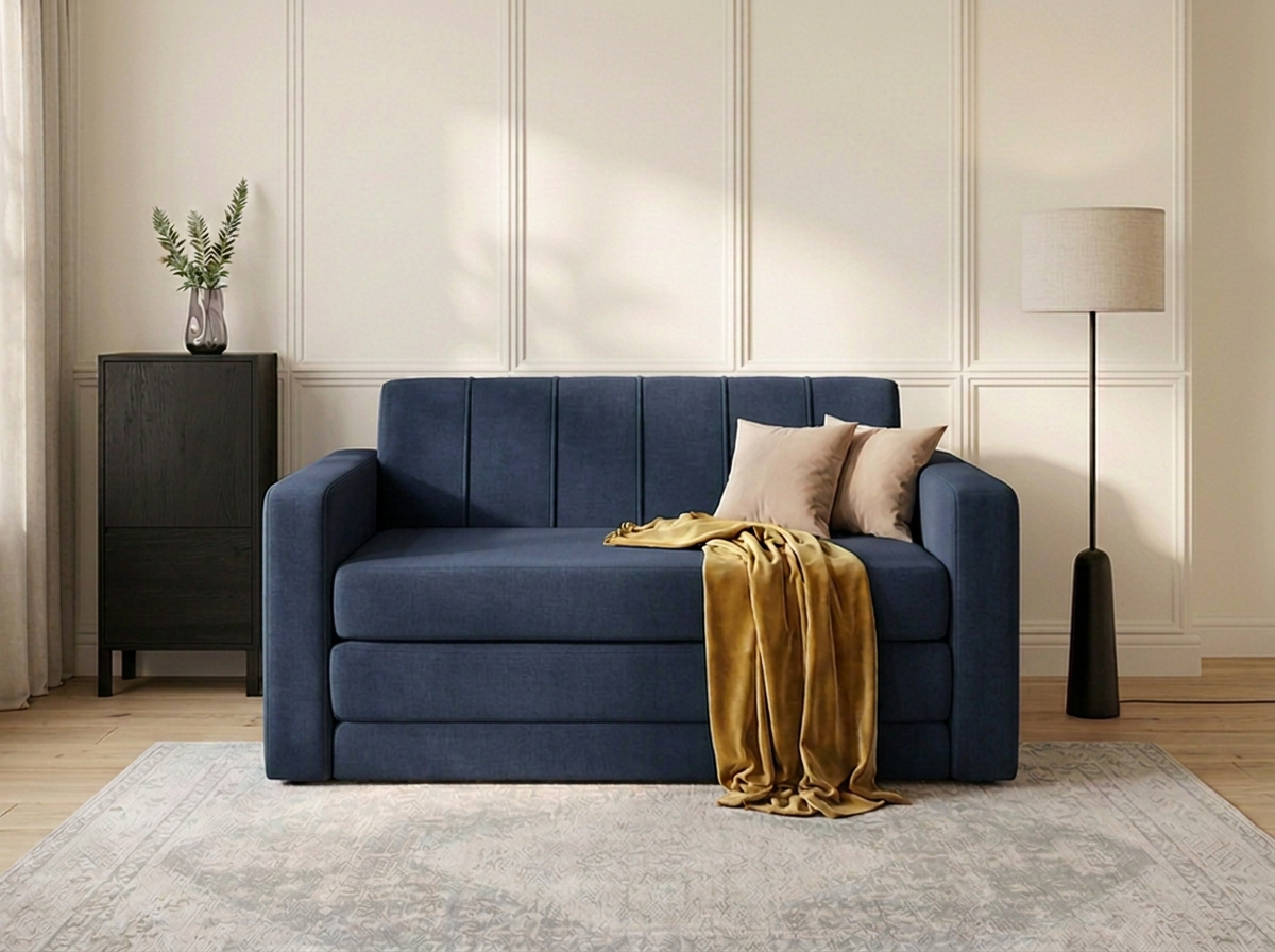 Sofa cama Naty matrimonial - azul