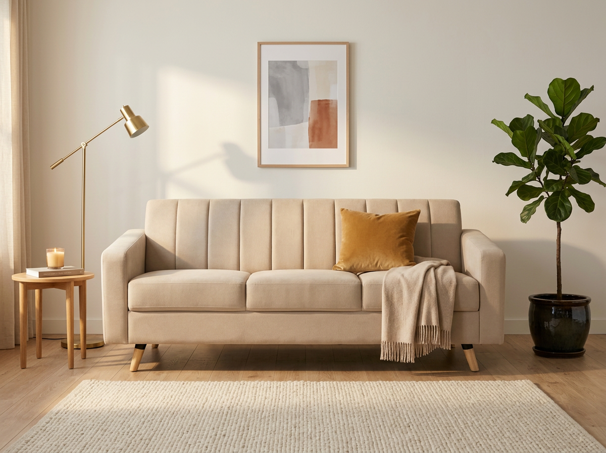 Sofa Naty 3 plazas - beige