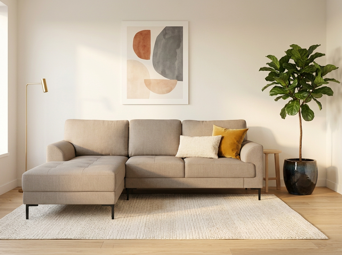 Sofa Luciano Con Divan - beige