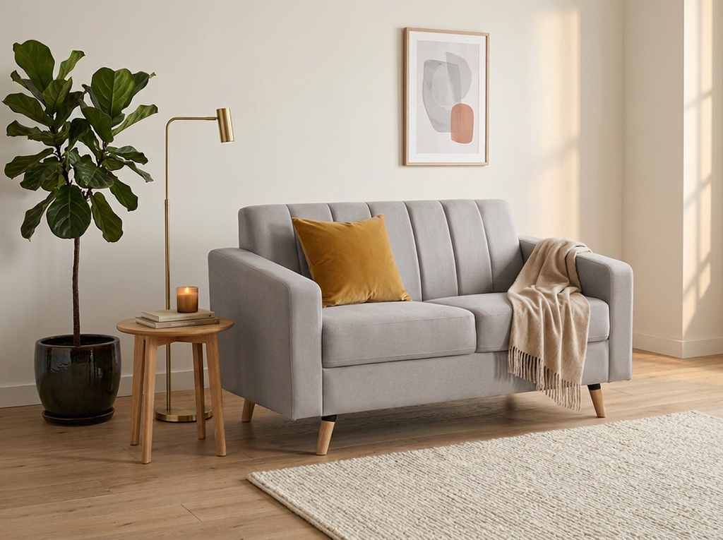 Sofa Naty 2 plazas - gris
