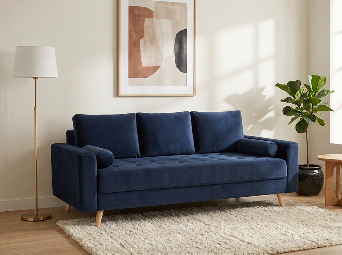 Sofa cama Emi - Azul marino