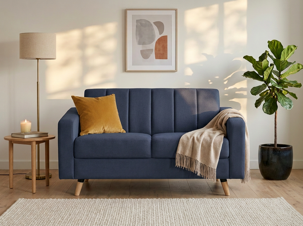 Sofa Naty 2 plazas - azul
