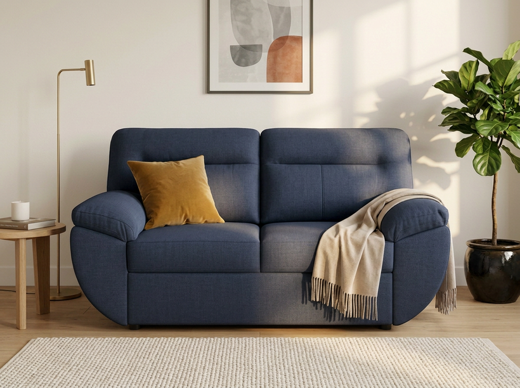 Sofa España 2 plazas - azul