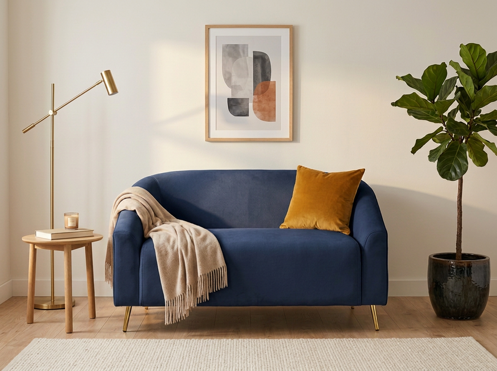 Sofa Studio 2 plazas - azul