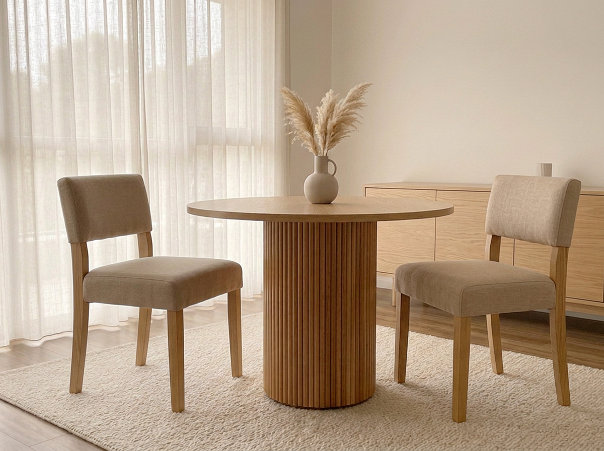 Mesa Bellagio - Con sillas Lia beige