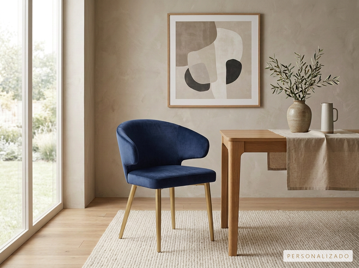Silla Moon Importada - Azul marino