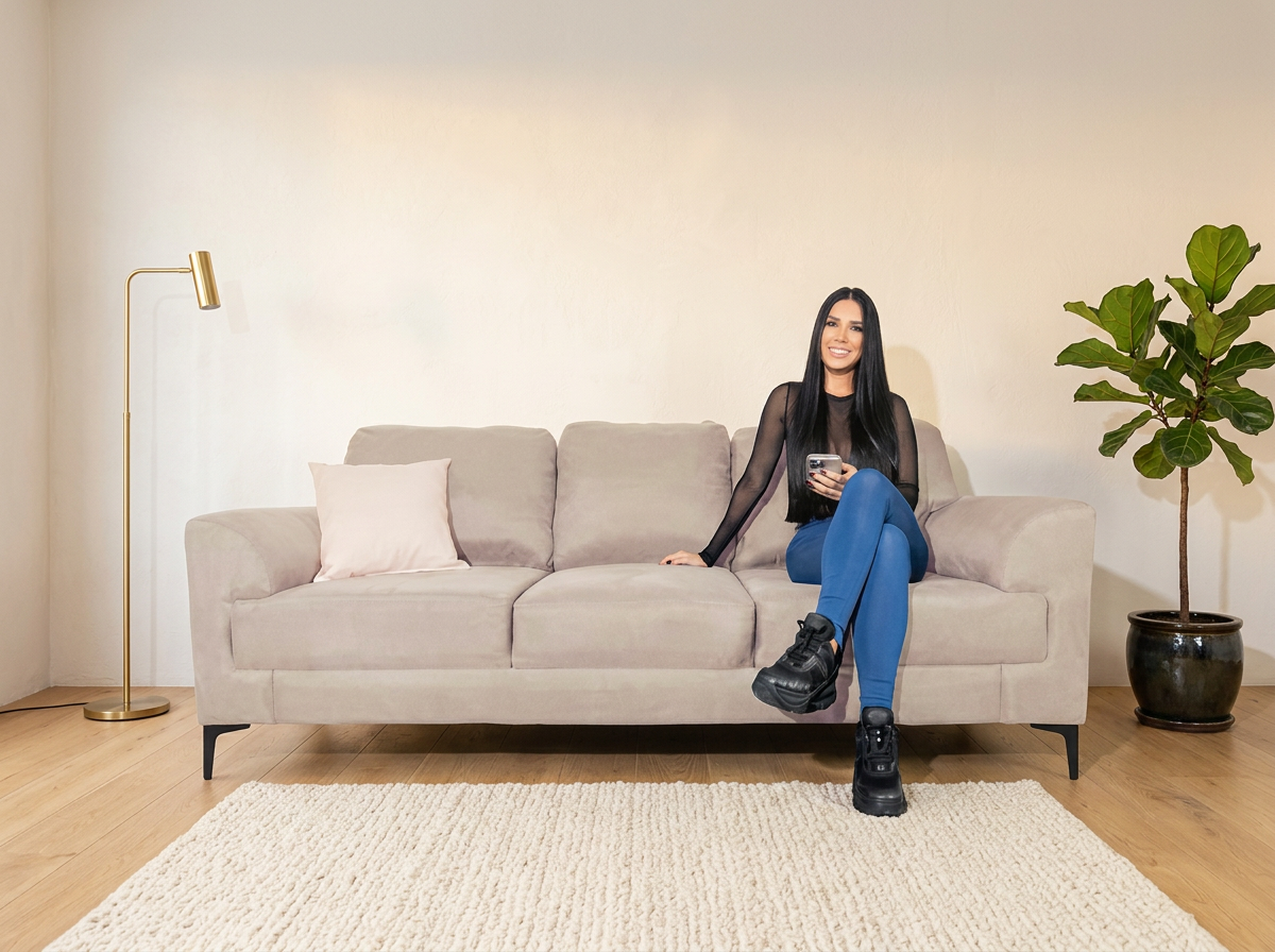 Sofa Luciano 3 plazas - beige