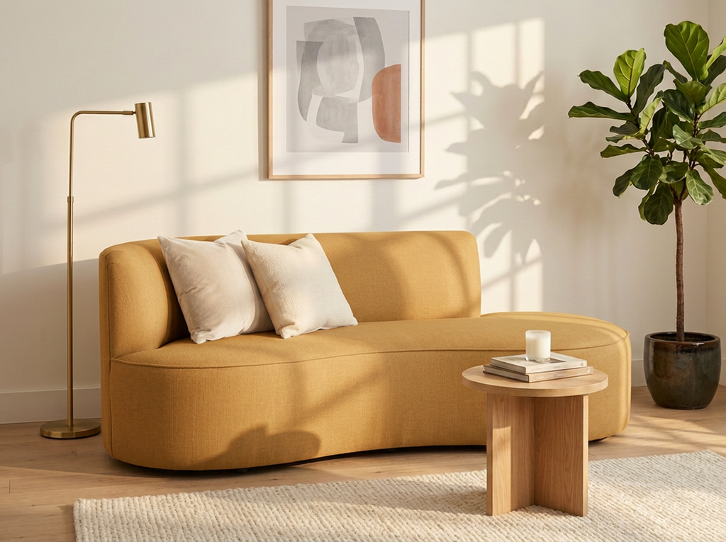 Sofa Zoé - mostaza