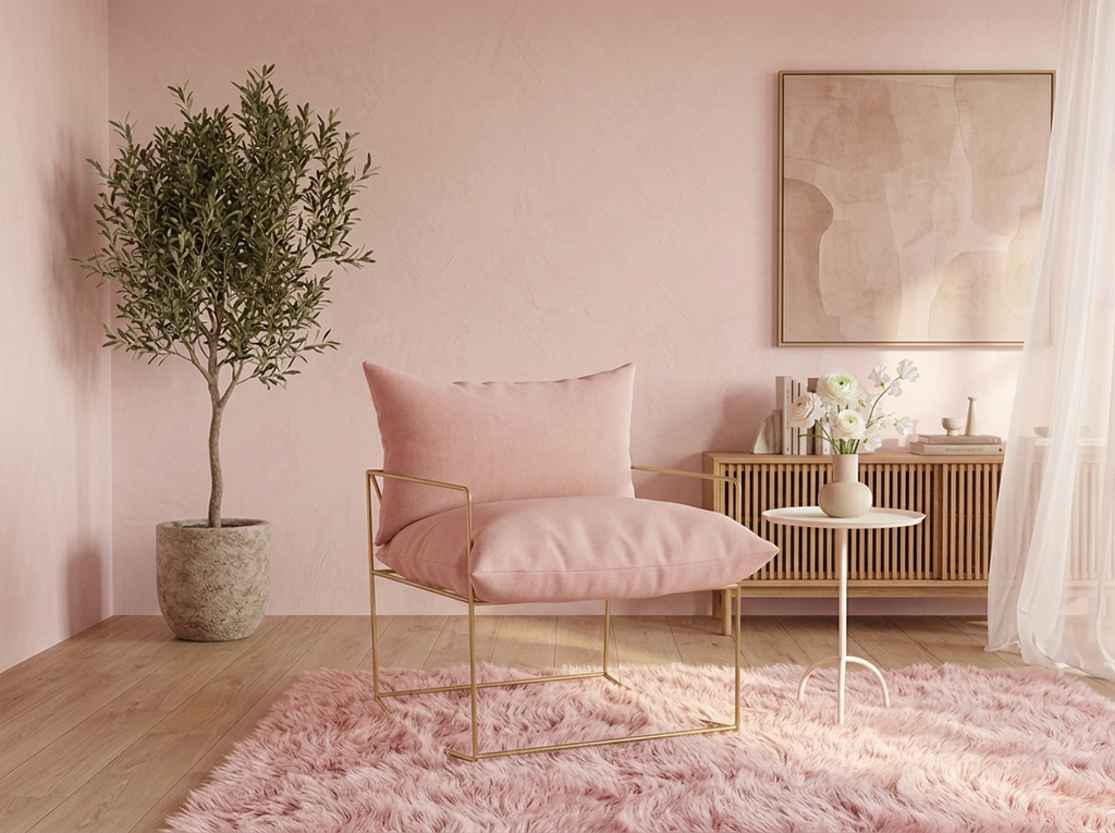 Butaca Aurora Mecedora - rosa