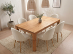 Mesa Londres 6 plazas - Comedor Luna crema