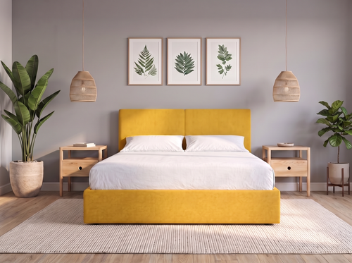 Cama Denara - mostaza