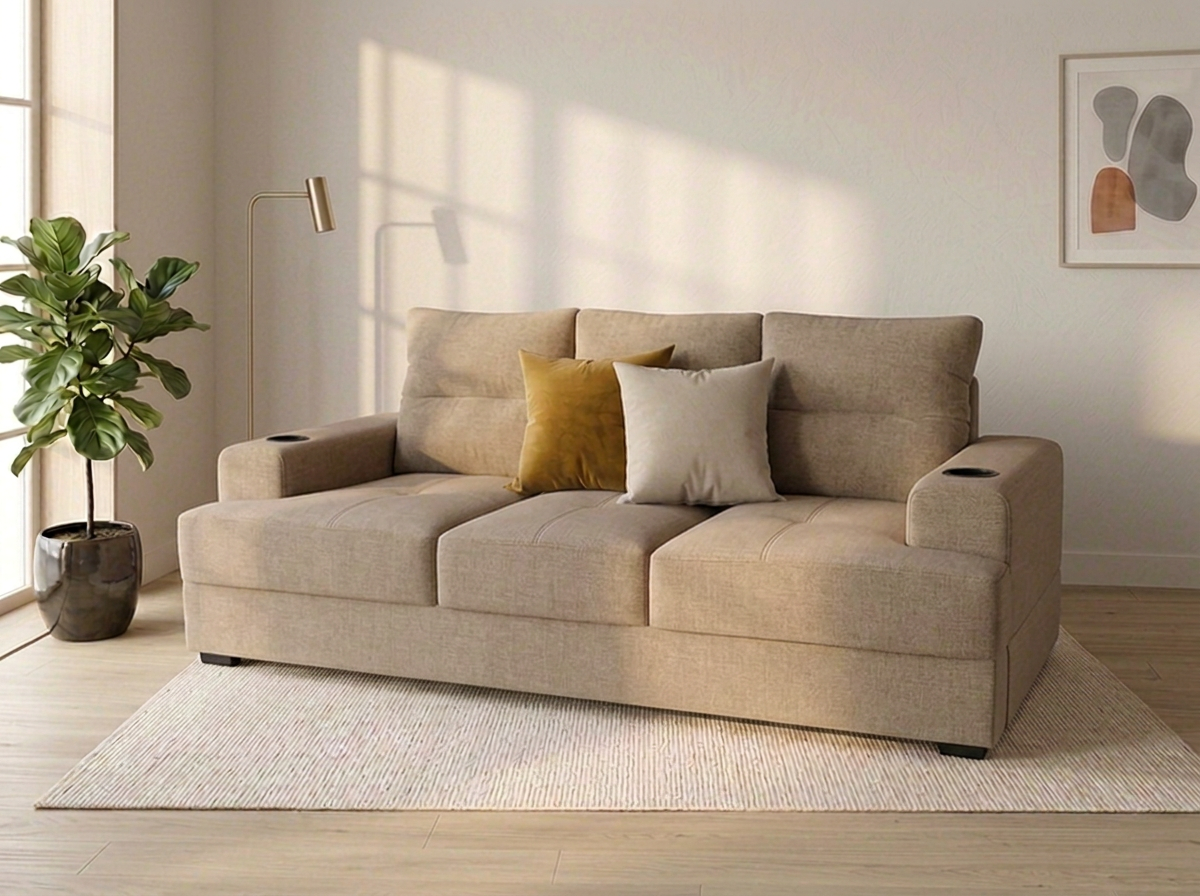 Sofa Sammy 3 plazas - Beige