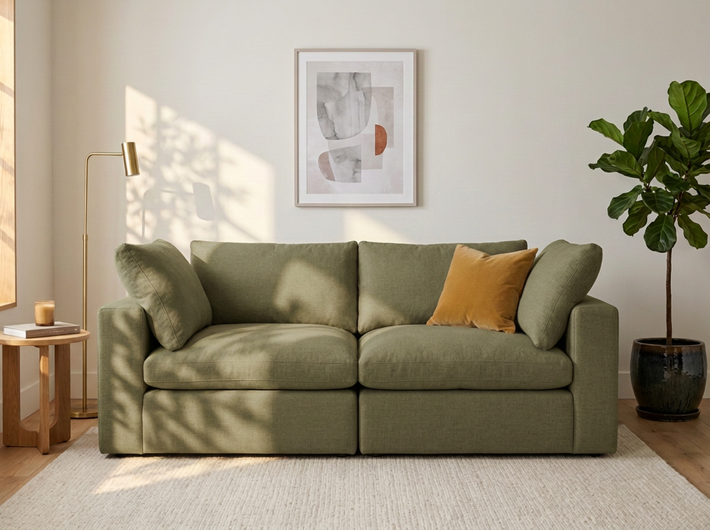 Sofa Nube 2 Plazas - verde