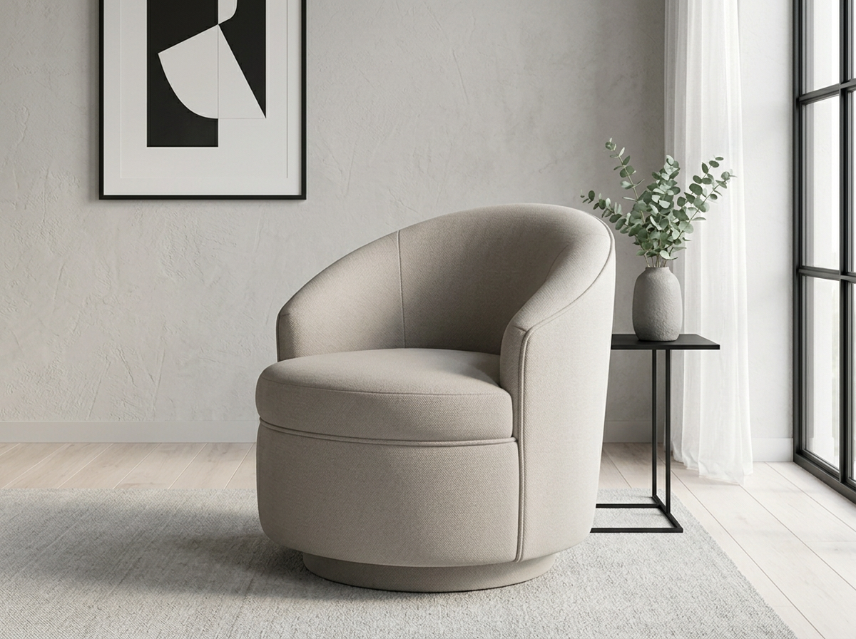 Butaca H giratoria - gris