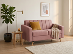 Sofa Naty 2 plazas - rosa