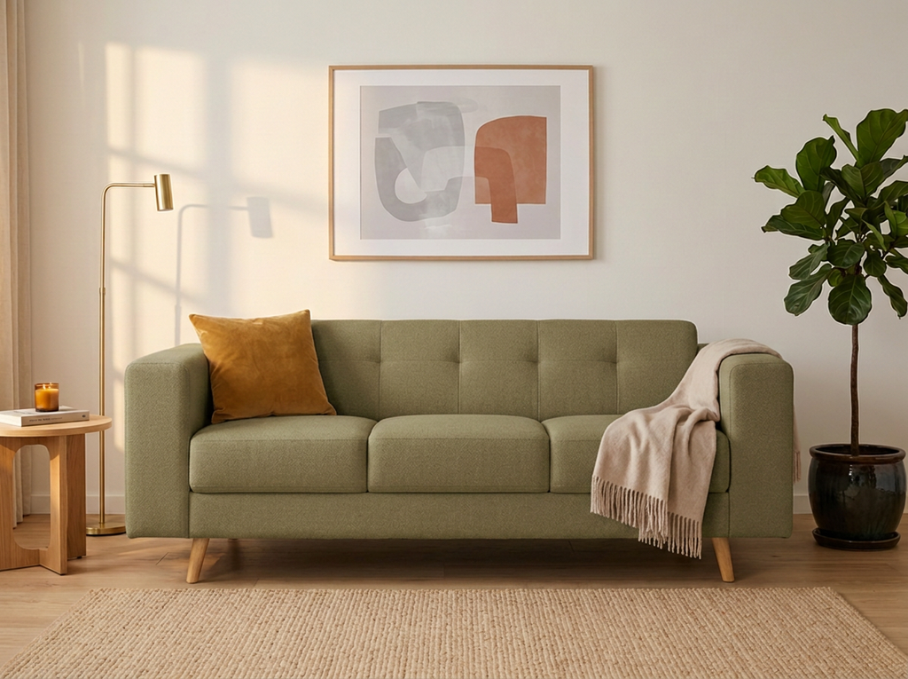 Sofa Monaco 3 plazas - verde