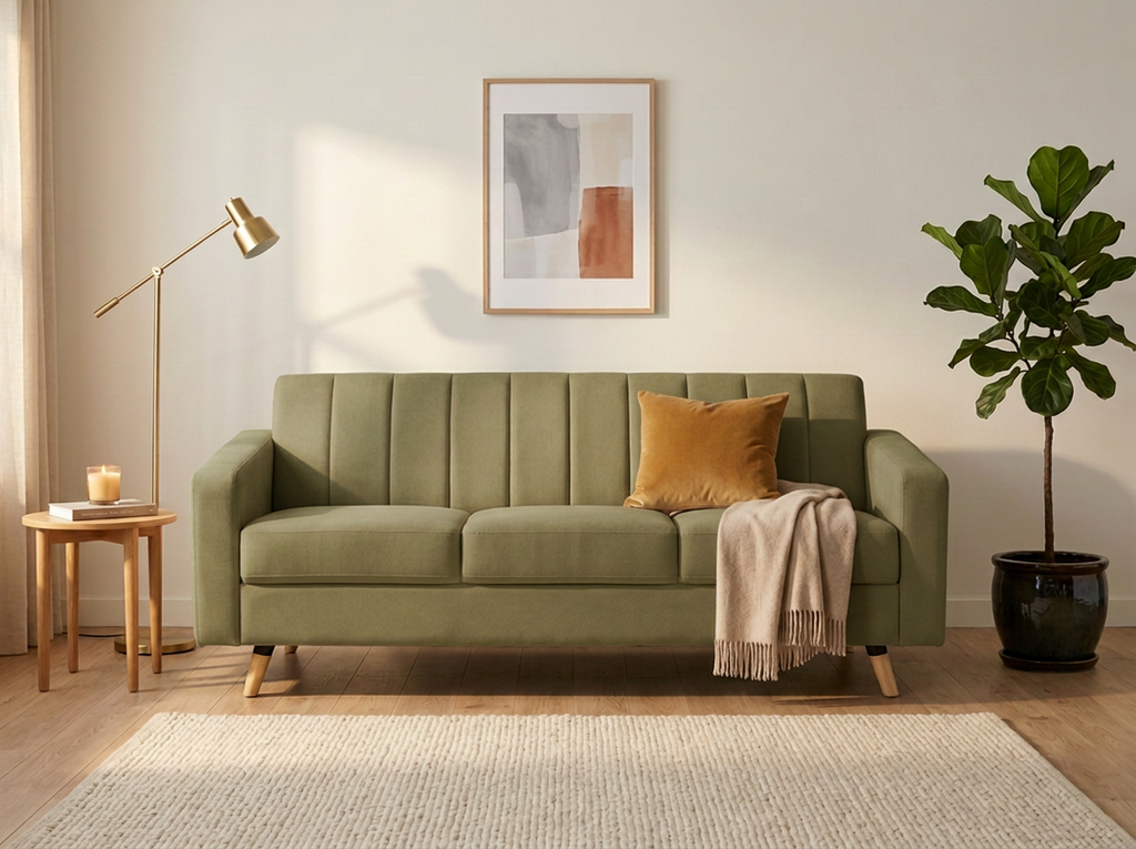 Sofa Naty 3 plazas - verde