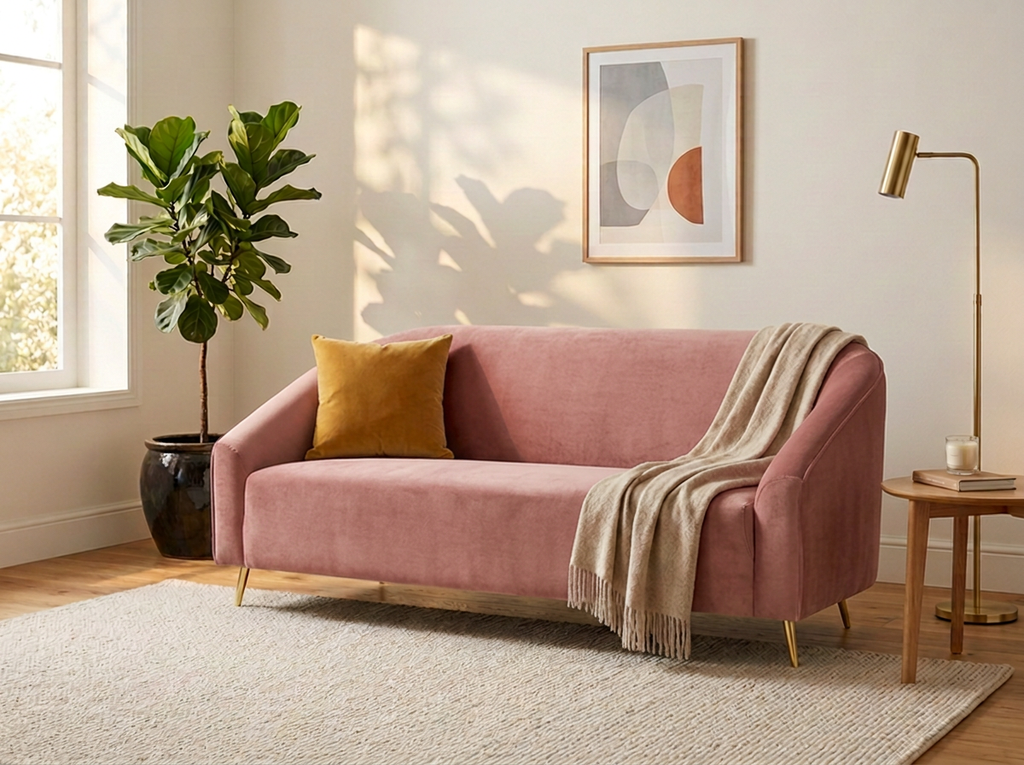 Sofa Studio 3 plazas - rosa