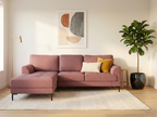 Sofa Luciano Con Divan - rosa