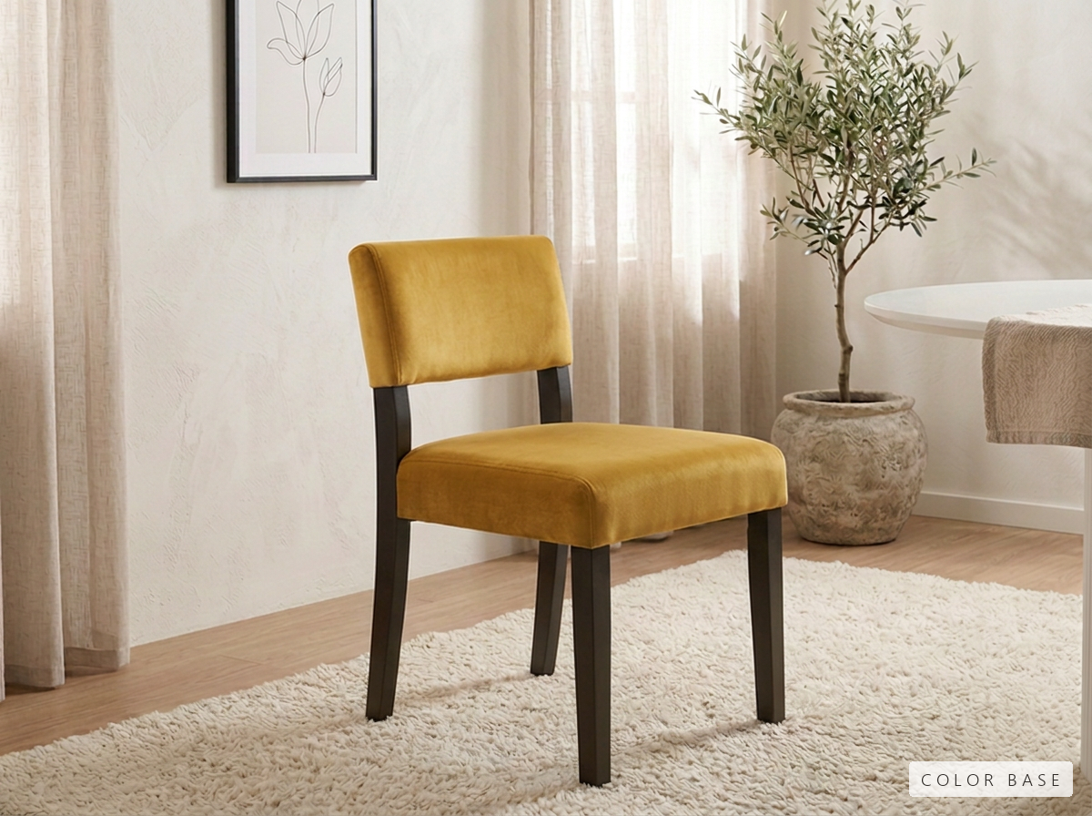Silla Lia Personalizable - amarillo