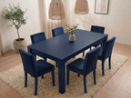 Mesa Londres 6 plazas - Azul oscuro