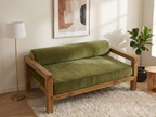Sofá Cama Charlie 3 plazas - Natural · verde olivo