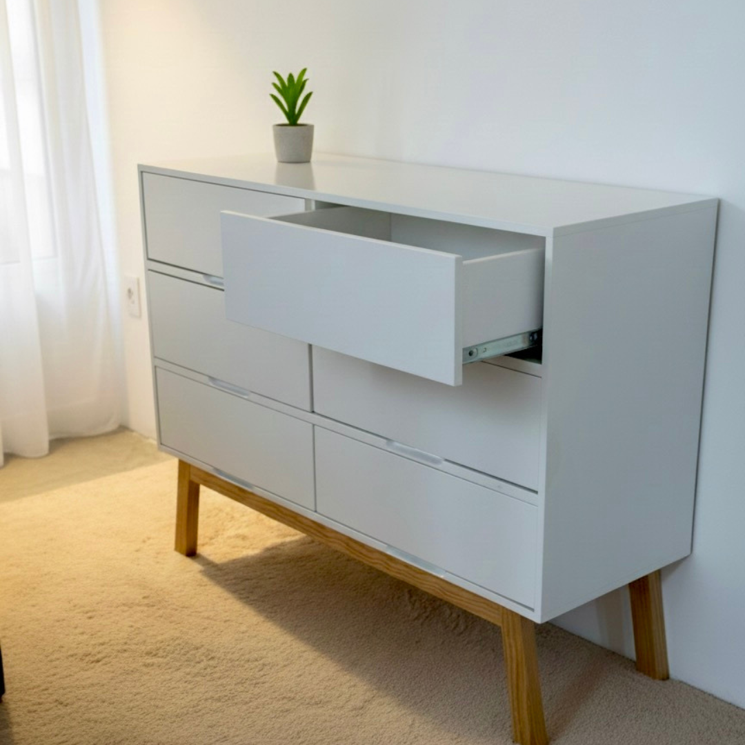 Gavetero Madrid (1.20m ancho x 0.40m fondo x 80m alto)