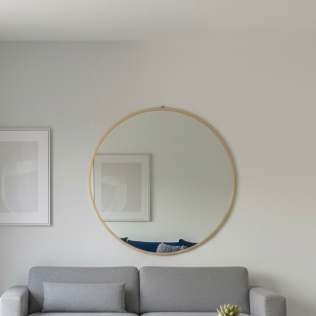 Espejo pared circular grande
