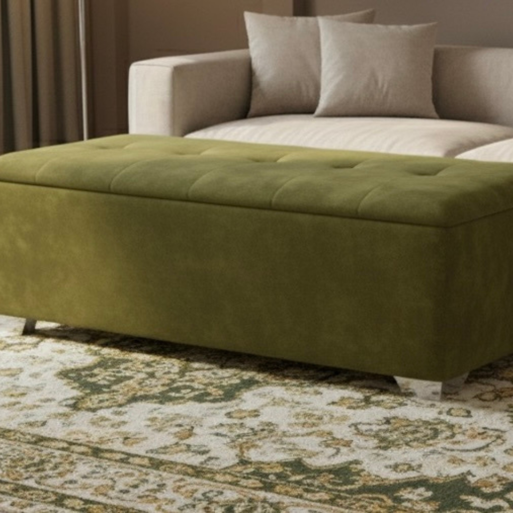 Ottoman tipo baúl con tapa estilo 2