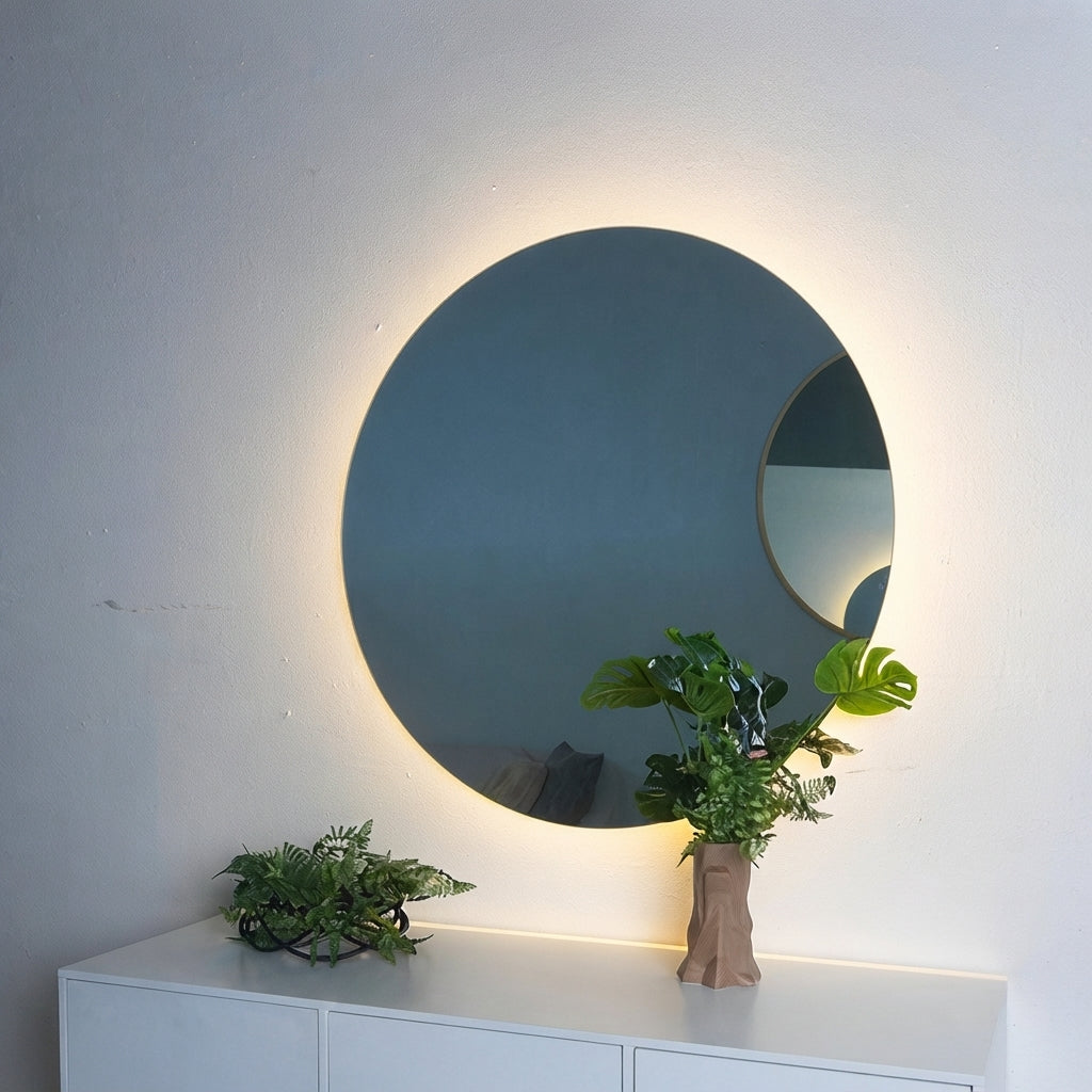 Espejo pared led