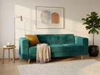 Sofa Monaco 3 plazas - Verde esmeralda