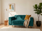 Sofa Monaco 2 plazas - Verde esmeralda